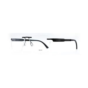 ISON 10104 Titanium Rimless Rectangle Eyeglasses Frame