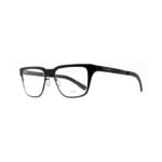 ISON 3057 Titanium Full-Rim Square Browline Eyeglasses Frame