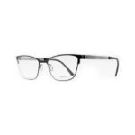 ISON 3061 Titanium Semi-Rimless Cat-Eye Browline Eyeglasses Frame