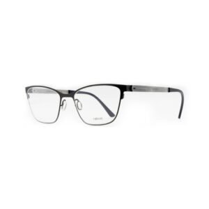 ISON 3061 Titanium Semi-Rimless Cat-Eye Browline Eyeglasses Frame