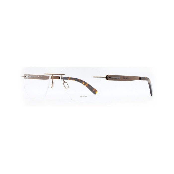 ISON 9053 Titanium Rimless Rectangle Eyeglasses Frame - Image 4