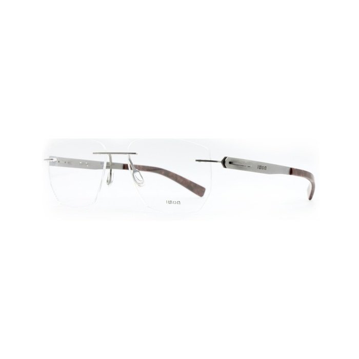 ISON 9053 Titanium Rimless Rectangle Eyeglasses Frame - Image 3